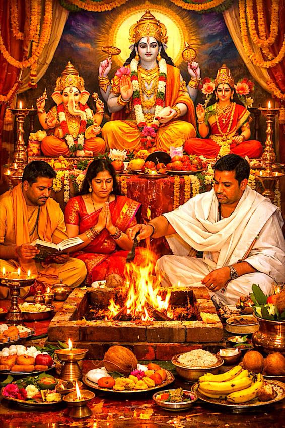 SATYANARAYAN KATHA WITH HOMAM